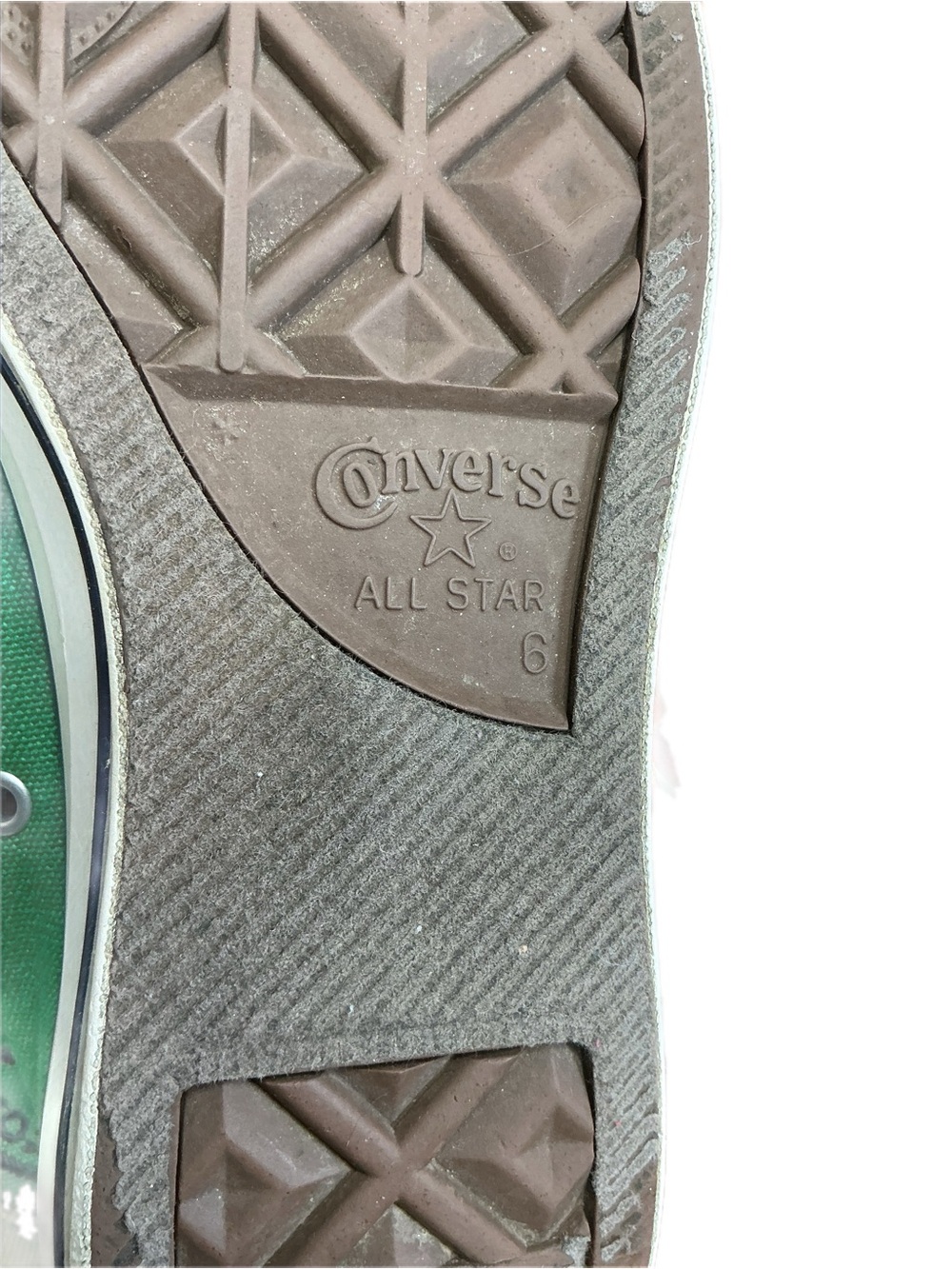 Converse Kelly green high top men's 6 women's 8 - Picture 12 of 13